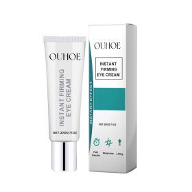 OUHOE Instant Firming Eye Cream, Elastic Tightens Eye Skin Moisturizing Treatment To Reduce Fine Lines And Dark Circles Under The Eyes