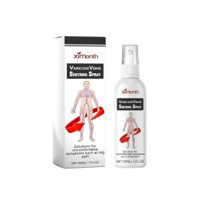 Ximonth Varicose Veins Soothing Spray, Relief Of Sore Leg Muscles Massage Repair Earthworm Leg Vein Treatment Spray