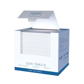26*30cm Box Disposable Facial Cleansing Towel Thickeneded Large Size Cleansing Skin Suitable for All Skin Types Unisex 40 Pumps/Box (Color: 1box)