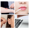 100pcs Disposable Double-ended Cotton Swabs for Ear Cleaning and Makeup Removal