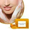 100g Turmeric Kojic Acid Soap with Lemon Granules Exfoliating Scrubbing Skin Lightening Body Care JabÃ³n Con Ãcido Kojico Y TÃ©mor