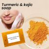 Lemon Turmeric & Kojic Acid Handmade Soap Body And Facial Cleaning Lemon Soap Moisturizing Turmeric Soap Body Cleaning Soap